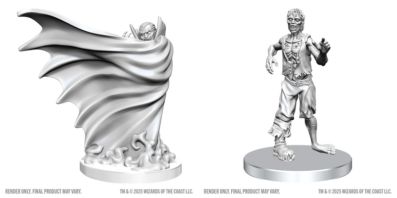 D&D Nolzur's Marvelous Miniatures - Classic Vampire & Classic Zombie