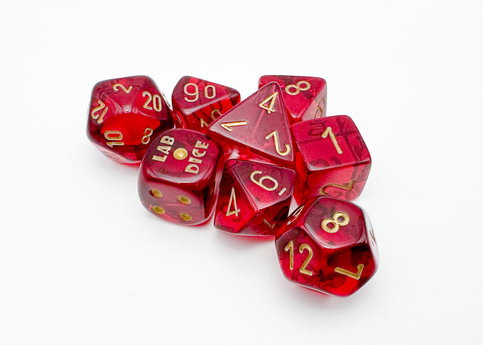 Chessex: Polyhedral Translucent Dice sets