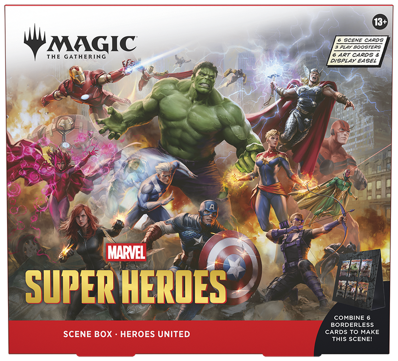 Magic the Gathering - Marvel Super Heroes Scene Box - Heroes United