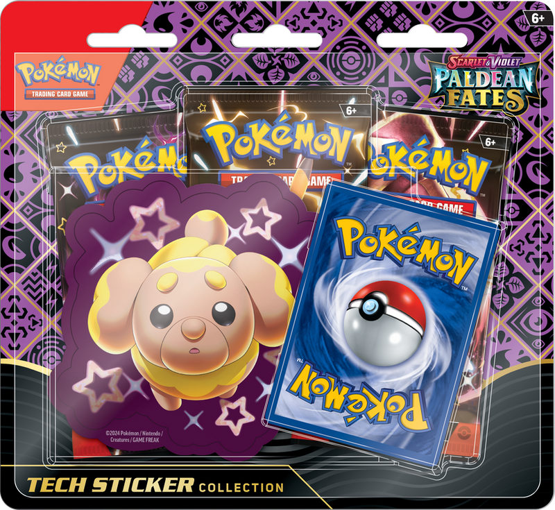 Pokemon Paldean Fates Tech Sticker Collection