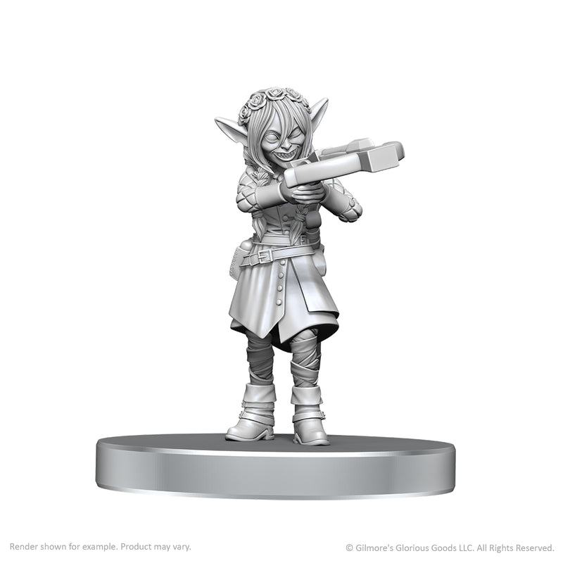 Critical Role Unpainted Miniatures - Veth Brenatto & Nott the Brave