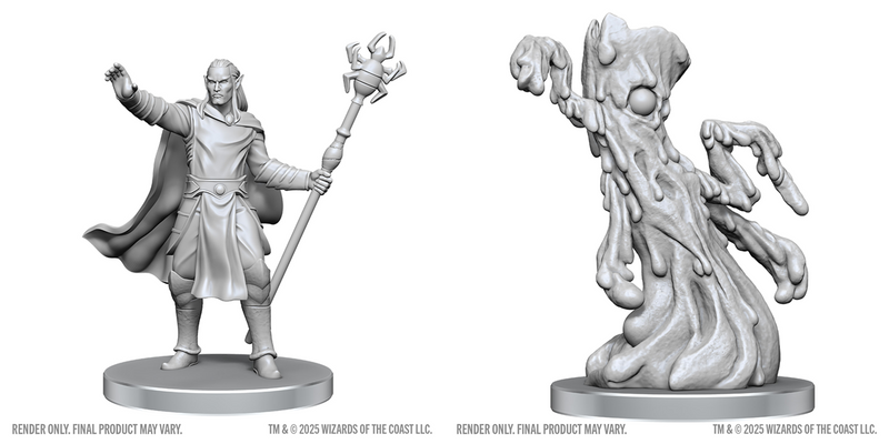 D&D Nolzur's Marvelous Miniatures: Drow Mage & Yochlol