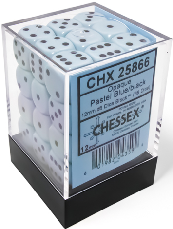 Chessex Opaque Pastel D6 12mm