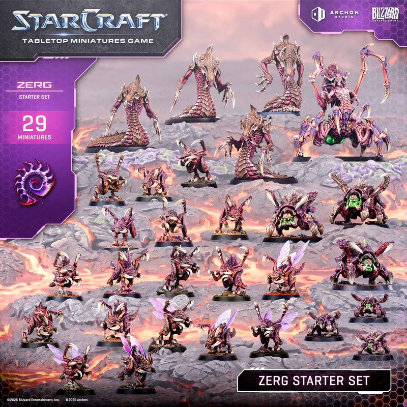 StarCraft: Tabletop Miniatures Game - Zerg - Starter Set