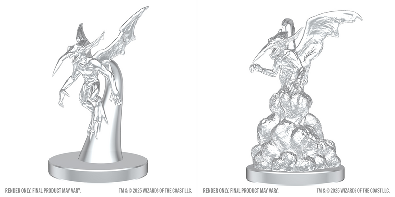 D&D Nolzur's Marvelous Miniatures - Ice Mephit & Dust Mephit