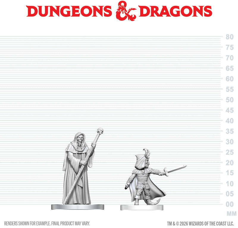 D&D Nolzur's Marvelous Miniatures: Cultist of Bhaal & Cultist of Myrkul