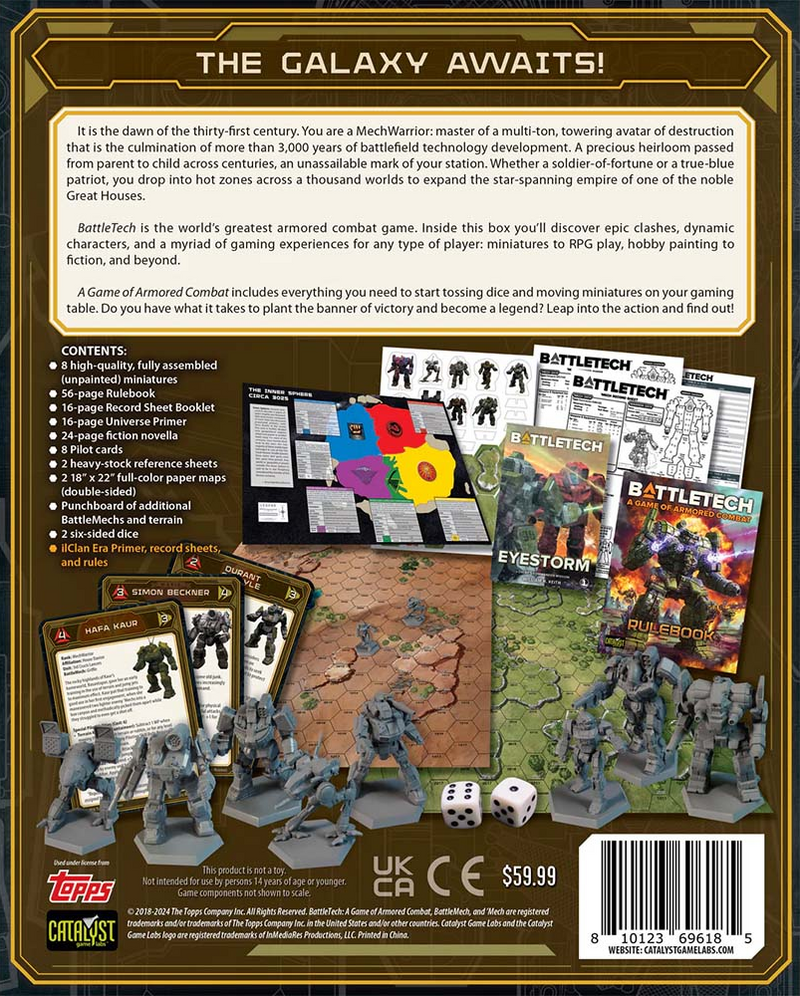 BattleTech A Game of Armored Combat 40th Anniversary Edition