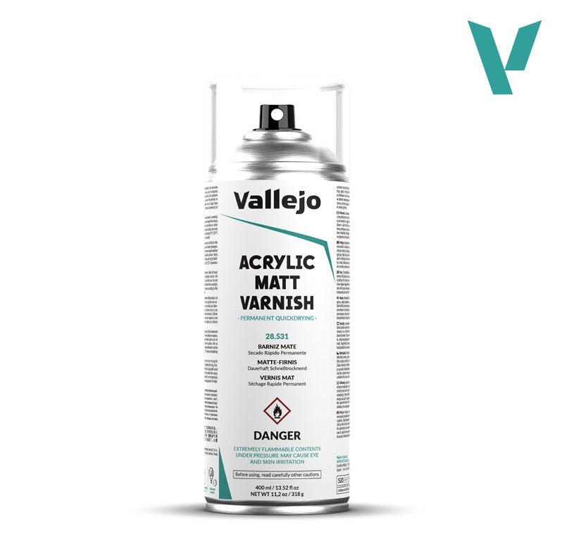 Vallejo - Aerosol Matt Varnish
