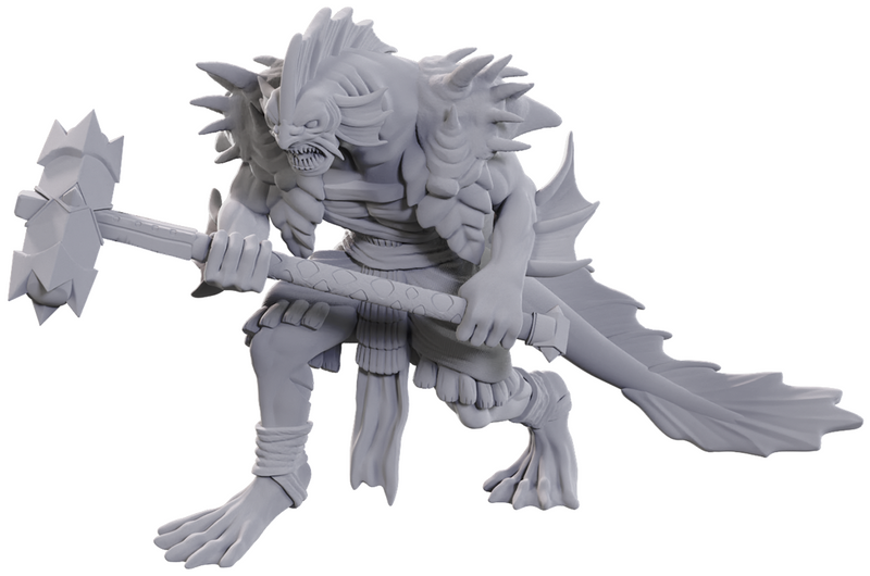 D&D Nolzur’s Marvelous Miniatures: Sahuagin Coral Smasher