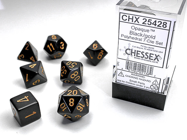 Chessex: Opaque 7-Die set