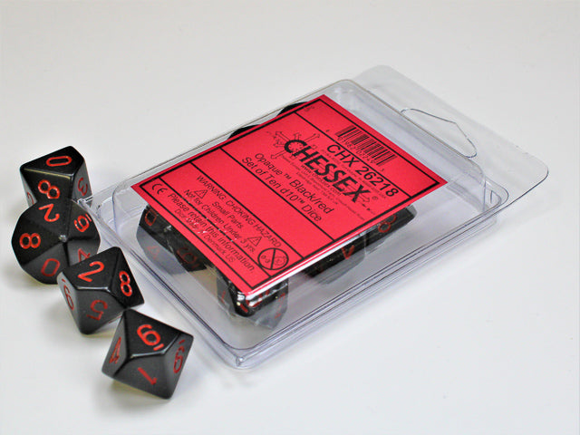 Chessex Opaque Dice Set 10D10