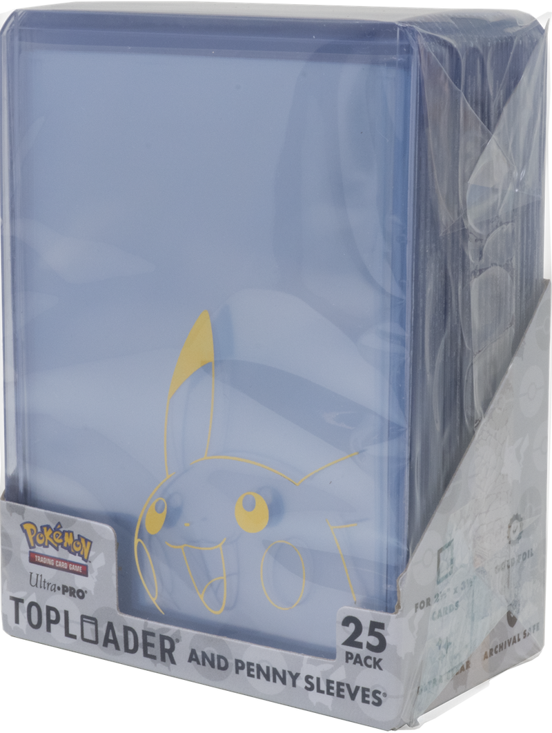 Ultra Pro - Pikachu Toploader and Penny Sleeve Combo 25ct