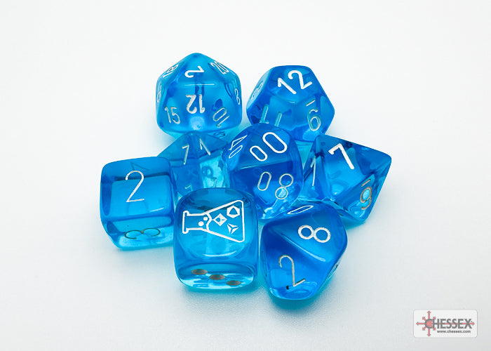 Chessex: Polyhedral Translucent Dice sets