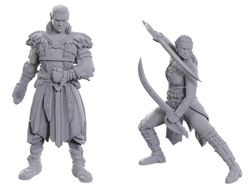D&D Nolzur's Marvelous Miniatures: Special Edition Baldur's Gate 3 - Jaheira & Halsin