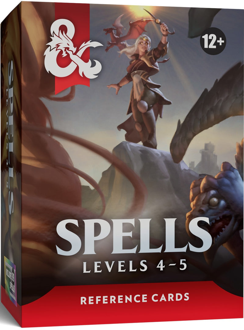 D&D - Reference Cards Spells - Levels 4-5