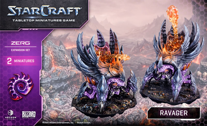 StarCraft: Tabletop Miniatures Game - Zerg - Ravager Expansion Set