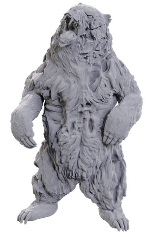 WizKids Deep Cuts Unpainted Miniatures: Zombie Grizzly Bear