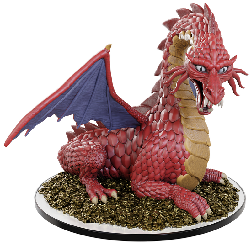 D&D icons of the Realm - 50th Anniversary Red Dragon