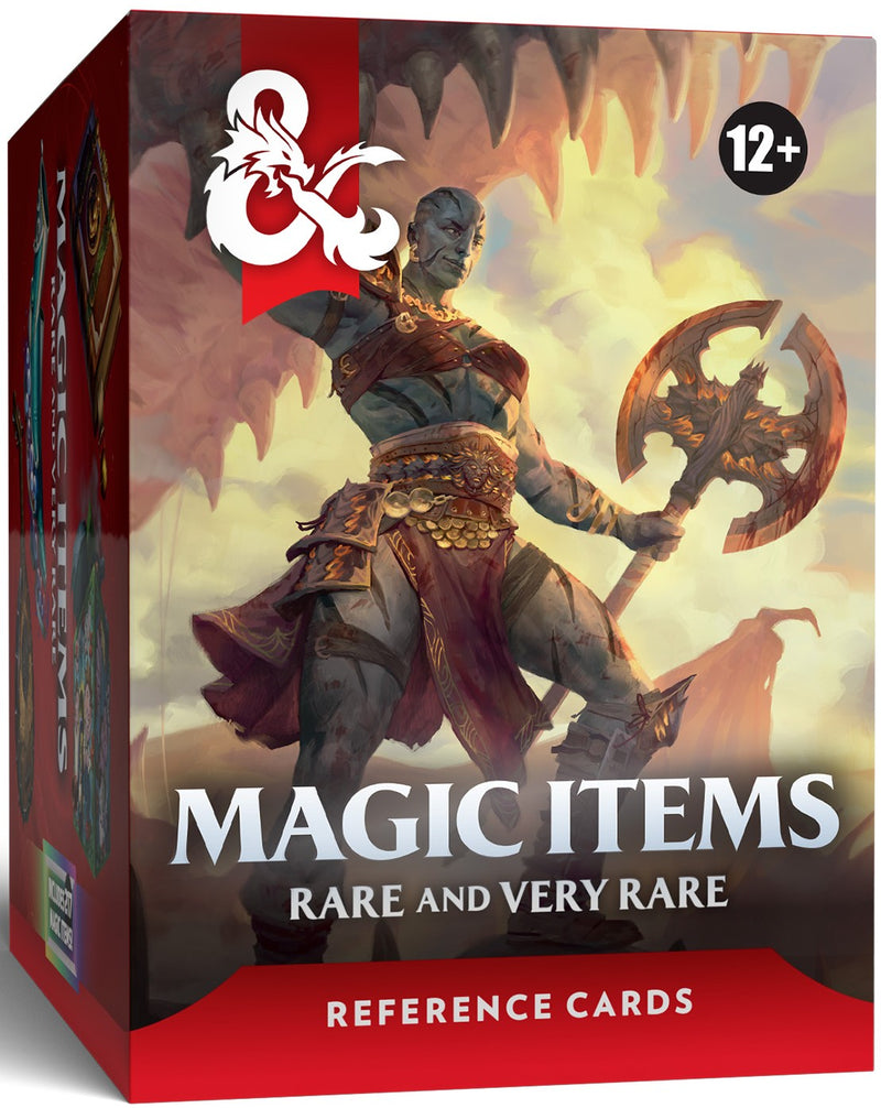D&D - Reference Cards Magic Items - Rare and Very Rare
