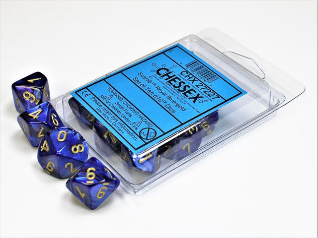 Chessex Scarab Dice Set 10D10