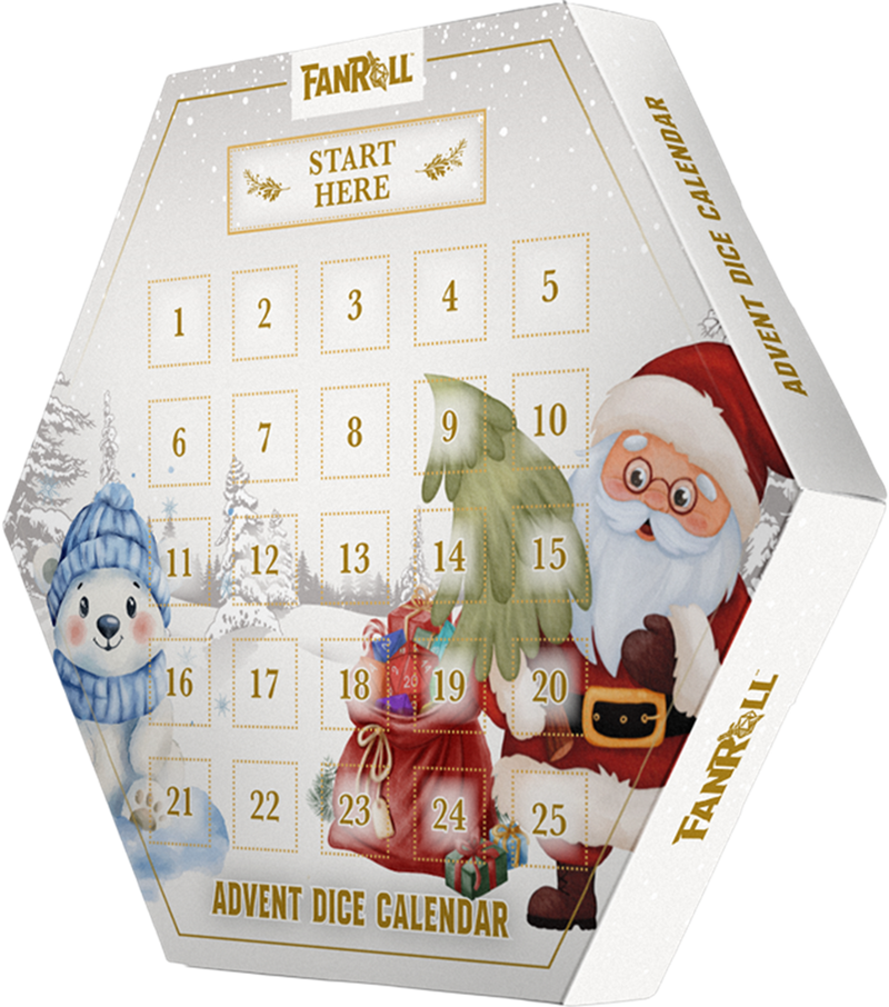 FanRoll - Holiday Dice Advent Calendar 2026