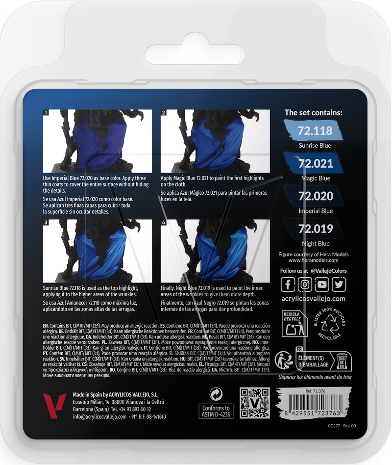 Vallejo: Game Color Set - Blue