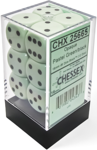 Chessex Opaque Pastel D6 16mm
