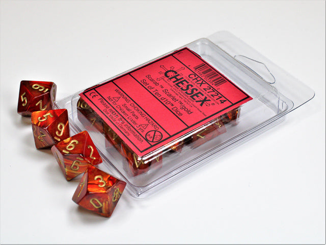 Chessex Scarab Dice Set 10D10
