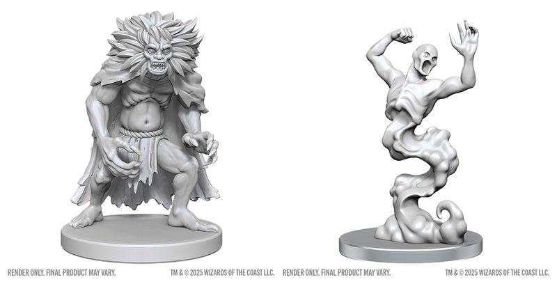 D&D Nolzur's Marvelous Miniatures - Classic Wight & Classic Wraith