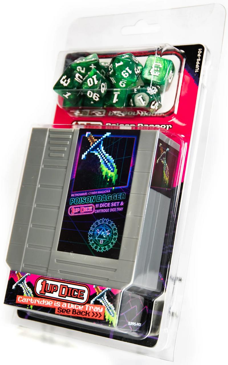 1UP-DICE POISON DAGGER POLYHEDRAL DICE SET
