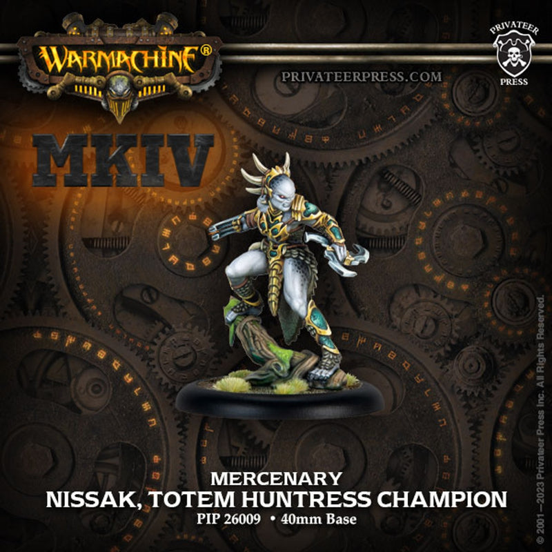 WARMACHINE NISSAK TOTEM HUNTRESS CHAMPION