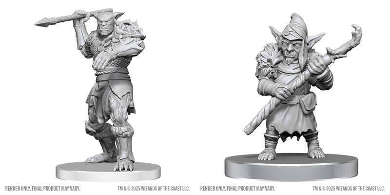 D&D Nolzur's Marvelous Miniatures - Bugbear Stalker & Goblin Hexer