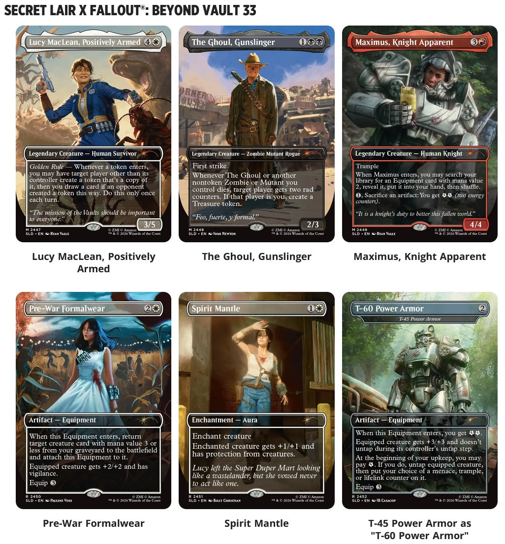 MTG Secret Lair - Fallout: Beyond Vault 33 (Non-Foil) — HFX Games