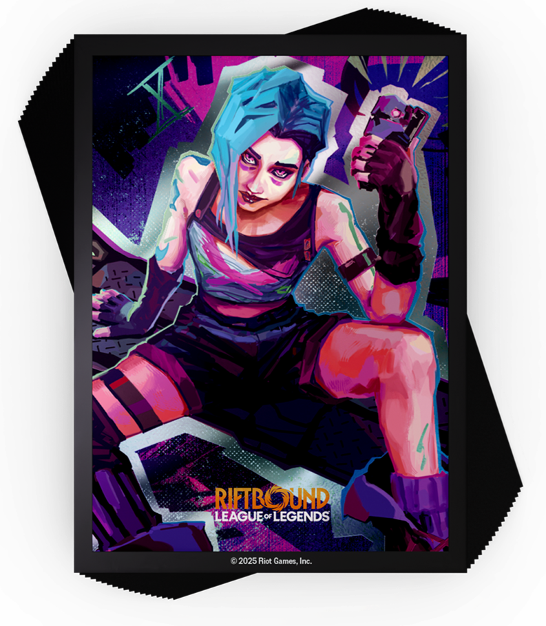 Riftbound: League of Legends TCG - Origins Art Sleeves Jinx 100ct