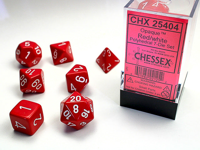 Chessex: Opaque 7-Die set