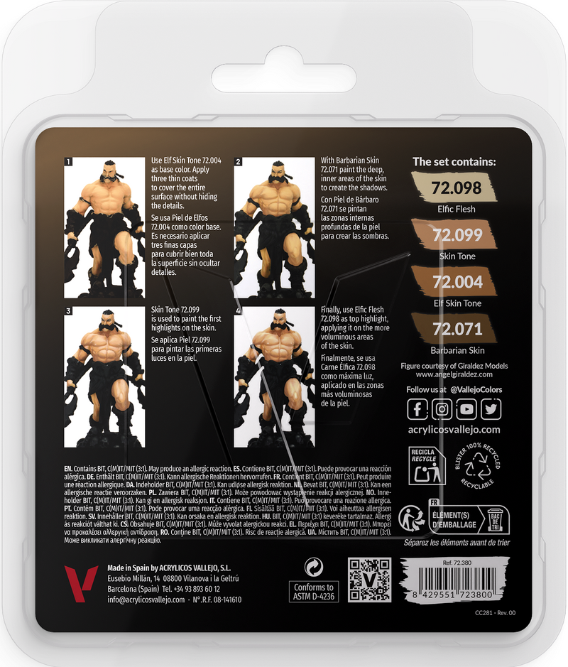 Vallejo: Game Color Set - Tanned Skin