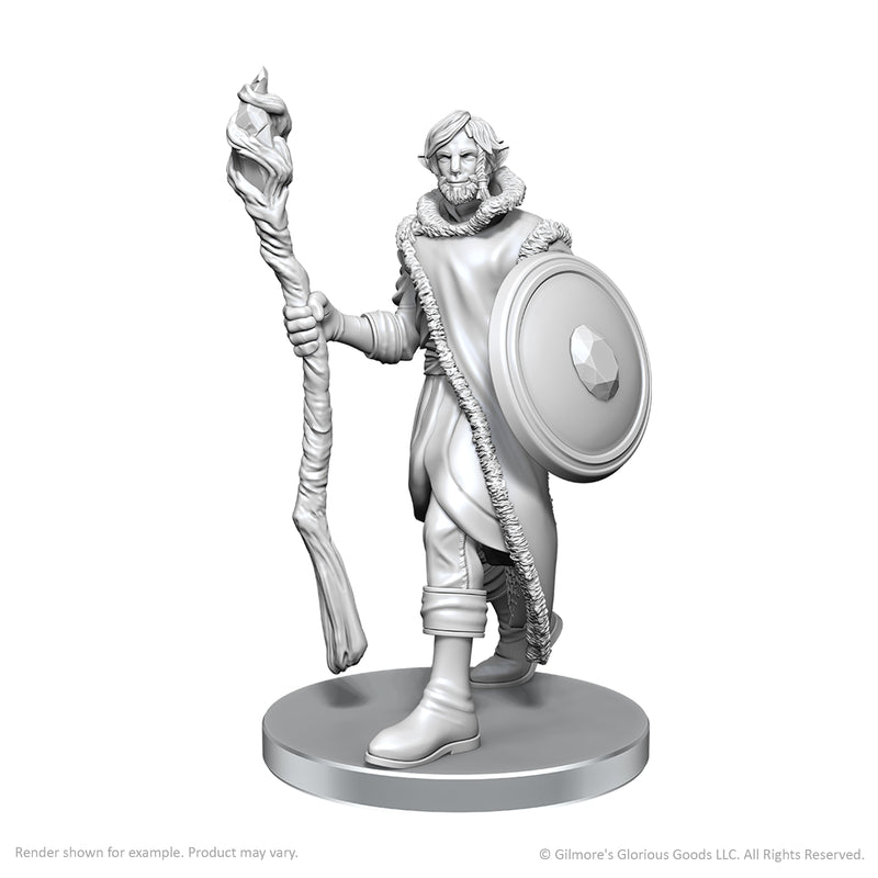 Critical Role Unpainted Miniatures - Mollymauk Tealeaf & Caduceus Clay