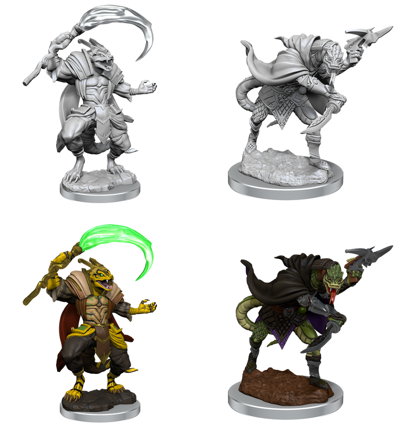 Pathfinder Battles Unpainted Miniatures: Serpentfolk