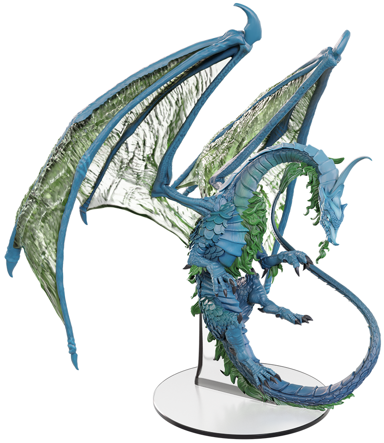 D&D Icons of the Realms: Adult Moonstone Dragon