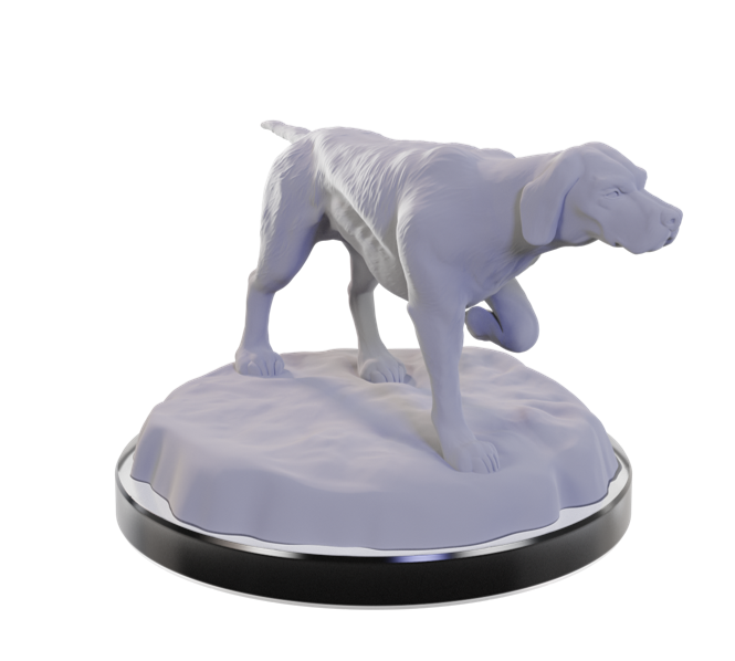 WizKids Deep Cuts Unpainted Miniatures: Dog Companions