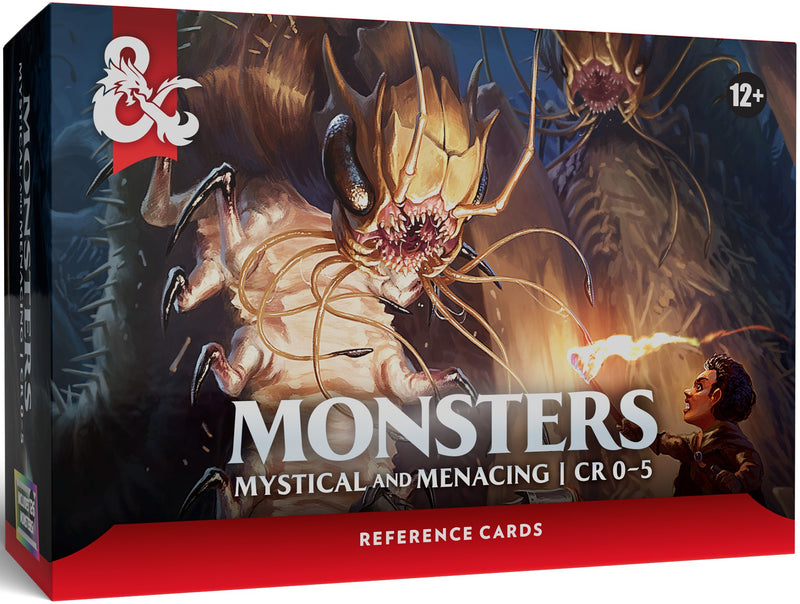 D&D - Reference Cards Monsters:  Mystical and Menacing - CR 0-5