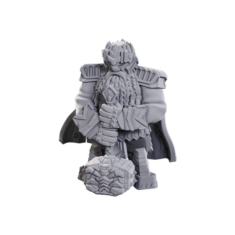 Pathfinder Battles Unpainted Miniatures: Male Dwarf Champion High-Level