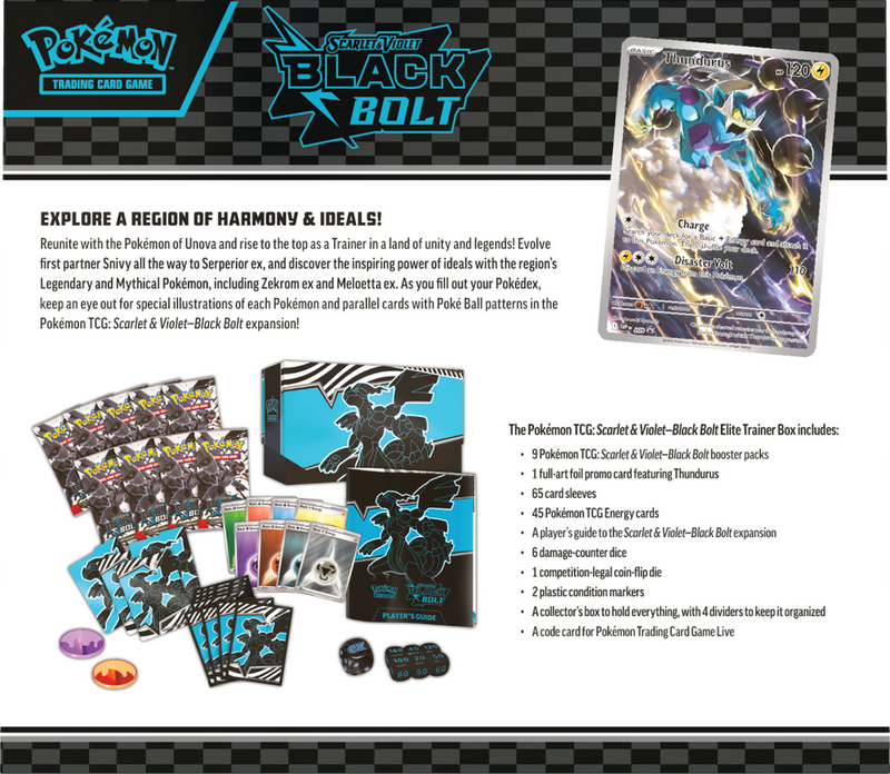 Pokemon - Black Bolt Elite Trainer Box