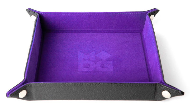 Velvet Dice Tray With Leather Backing