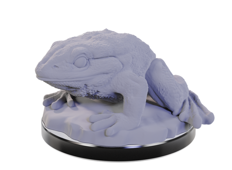 WizKids Deep Cuts Unpainted Miniatures: Giant Frogs