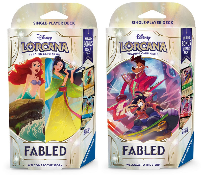 Disney Lorcana - Fabled Starter Deck ( Set of 2 )