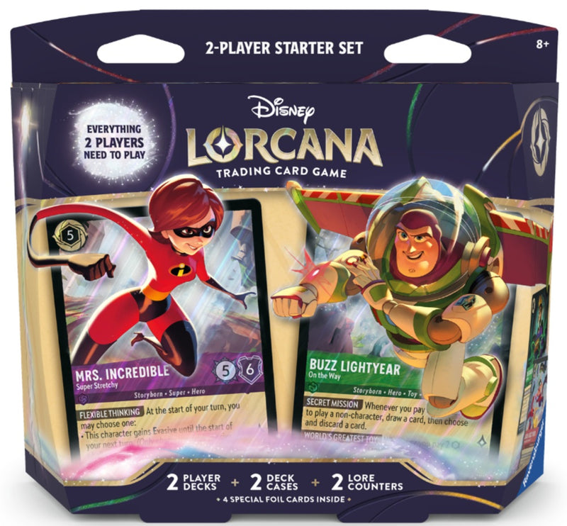 Disney Lorcana - Two-Player Deck ( Elastigirl / Buzz Lightyear )
