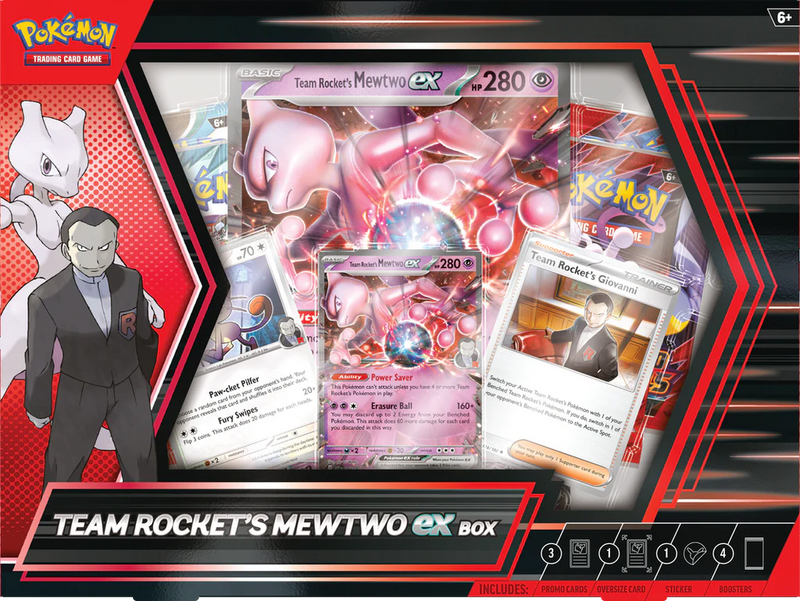 Pokemon - Team Rocket's Mewtwo ex Box