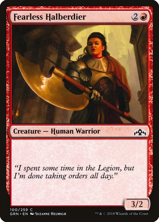 Fearless Halberdier [Guilds of Ravnica] | HFX Games