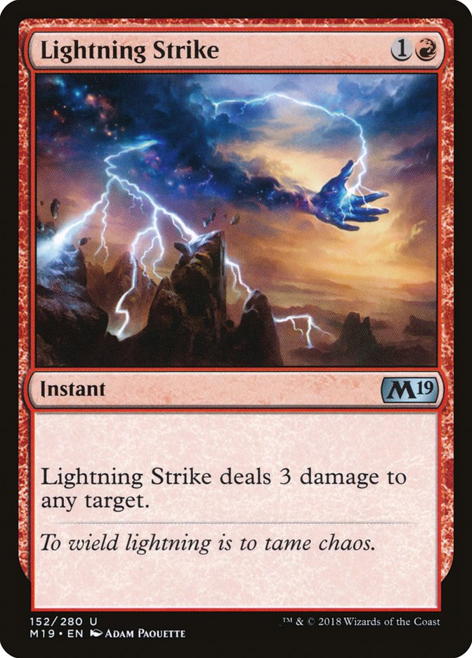 Lightning Strike [Core Set 2019] | HFX Games